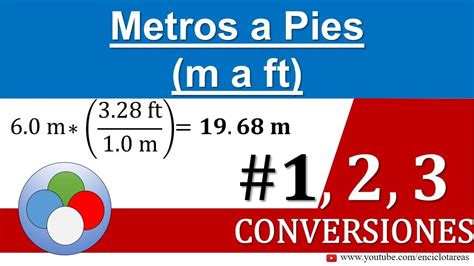 8 pies a metros